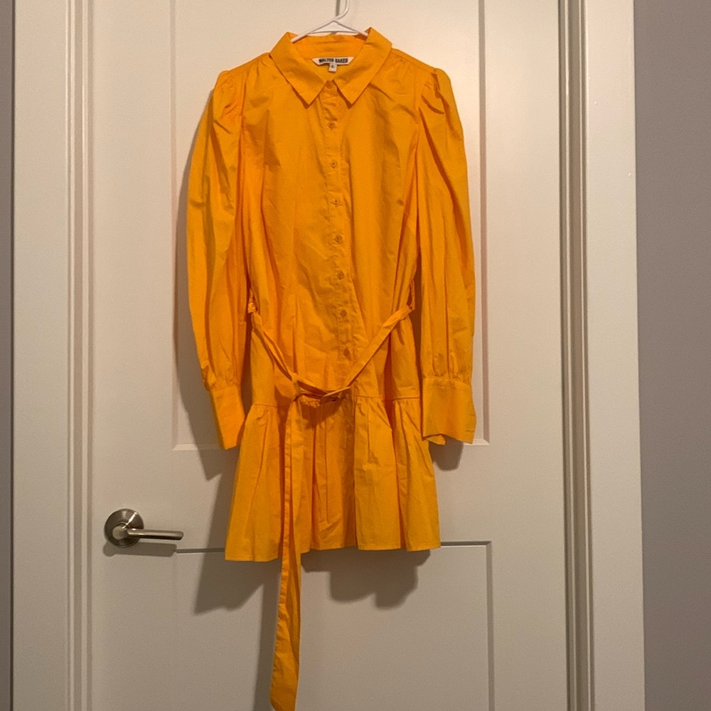 Yellow Walter Baker mini dress